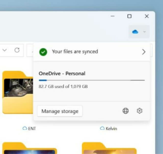 Đồng bộ hóa OneDrive trên File Explorer